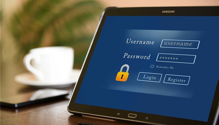 ユーザーIDとパスワードの入力画面